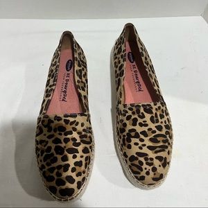 Women espadrilles leopard print